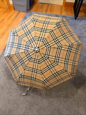 Authentic Burberry Plaid Umbrella